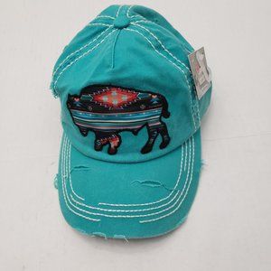 New Fashion Tidbits Aztec Animal South Western Buffalo Cap Hat OS